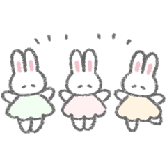 The fluffy bunny sticker20