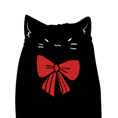 black mopcat cute