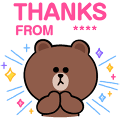 BROWN FRIENDS Custom Stickers LINE  stickers LINE  STORE