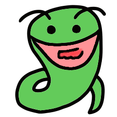 Green small snake