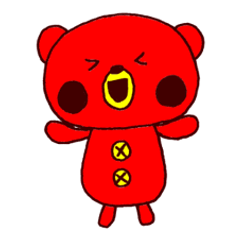 Red bear 'Kuma-chan'