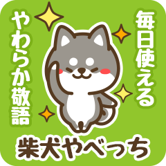 Petit Black Shiba Yabecchi (Honorific)