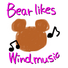 Bear loves Wind music.