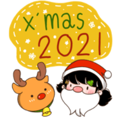Phakkchi in Christmas 2021(Big Sticker)