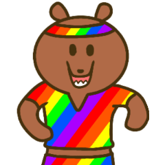 LGBT sticker of animals