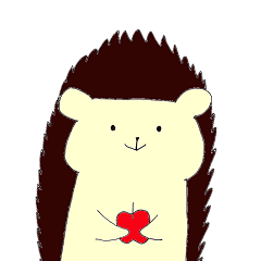 Donguri-san the hedgehog