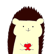 Donguri-san the hedgehog
