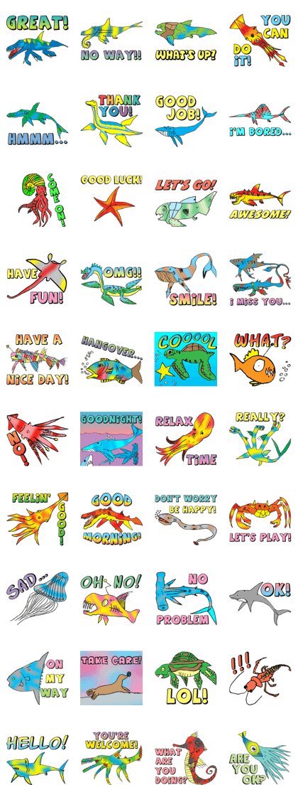 Skylar's Sea Creatures