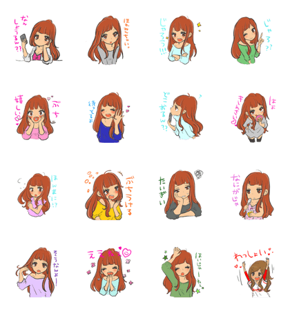 Hiroshima Girls sticker