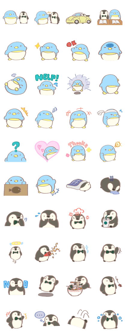 Stickers of Pen and Penpo
