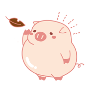 Halloween Holidays of Cute Lovely Pig