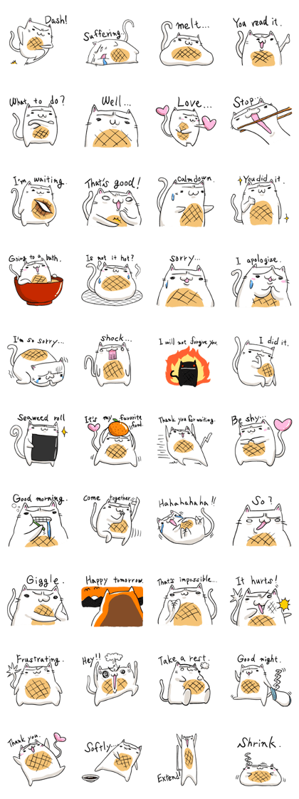 Cat , such as rice cake vol.1(English)