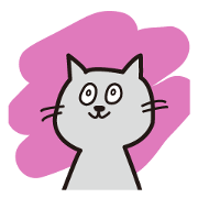 Cheeky gray cat