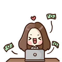 Busy Freelancer Girl – LINE stickers | LINE STORE