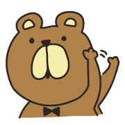 It happens.Bear sticker