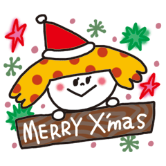 きみちゃんのクリスマススタンプ