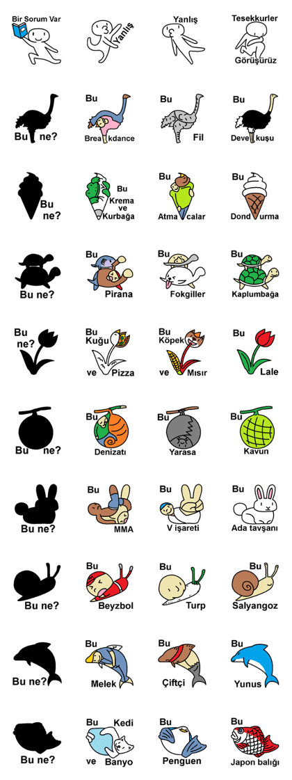 (Turkish)Silhouette Quiz 2