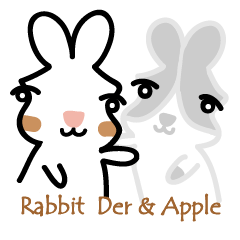 Rabbit Der & Apple