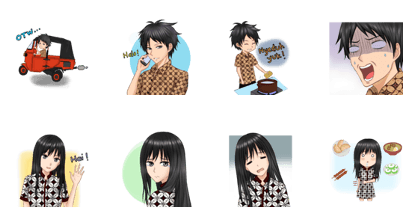 Batik Boy and Girl