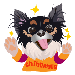 Cute Chihuahua stickers cheer you up!