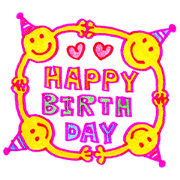 Animation! celebration and thanks. ver.2