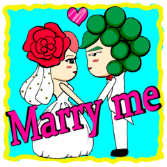 OH!Cauliflower Man & Rose Woman(MY LOVE)