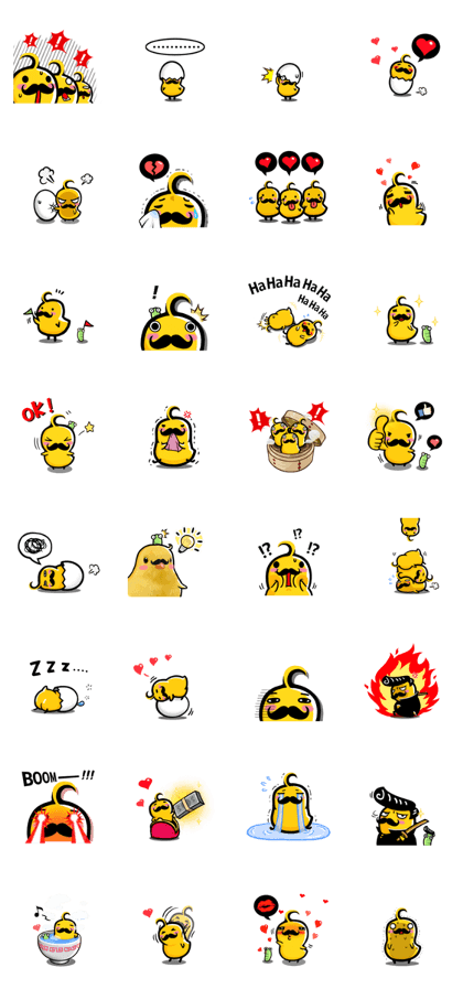 Bearded chicks