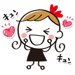 モノクロの女の子 Mini Line スタンプ Line Store モノクロの女の子 Mini Line スタンプ Line Store