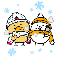 Boiled egg & Chick a la mode "winter"
