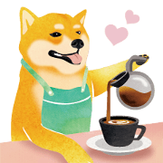 Shiba Inu Bui Sticker (E-VOL.1)