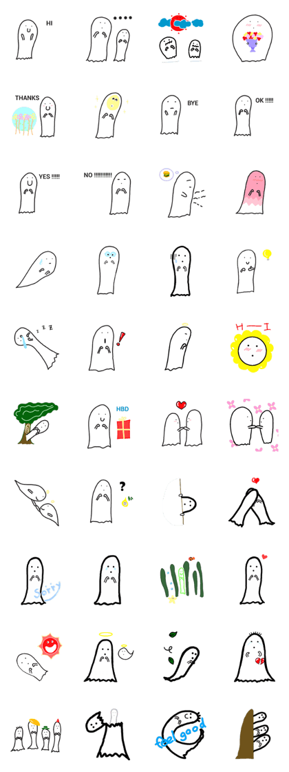 cartoon ghost