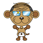 It is monkey father a little