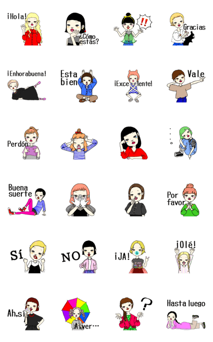 It's moves!Girls story.Spanish ver