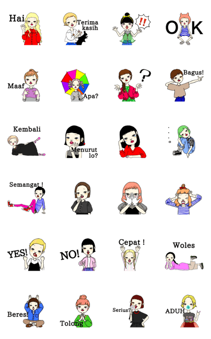 It's moves!Girls story.Indonesian ver