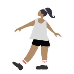 Sporty life for a girl