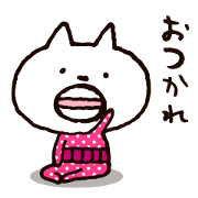 Circle mustache Showa cat