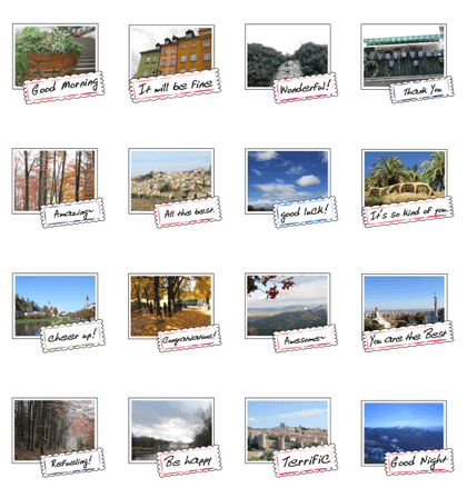 Landscape postcards series1