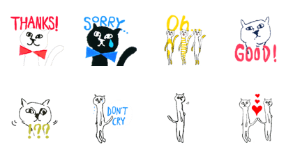 graffiti design cats