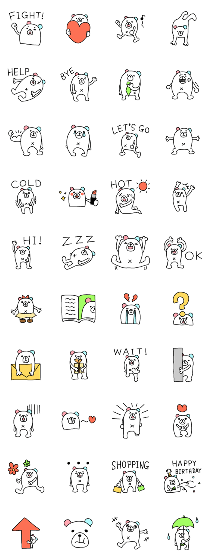 Bear Sticker Vo.3