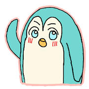 penguin's pen sticker