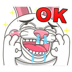 Crazy Rabbit!! – LINE stickers | LINE STORE