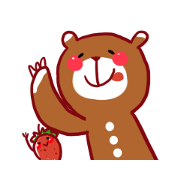 The bear which likes sweets