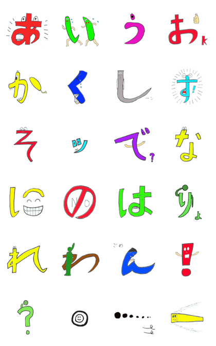 Useful Hiragana Sticker