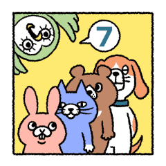 Funny Talk 7 Line Stickers Line Store