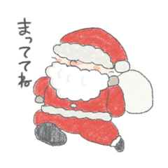 Pencil Santa Claus