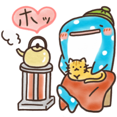 The easygoing life of "Jinbei" (winter)