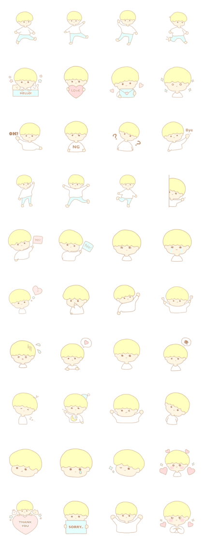 Cute boy like an angel