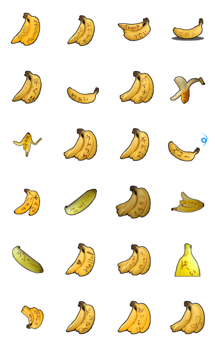 Moving Talkative banana