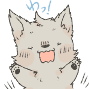 Bear,cat and wolf sticker