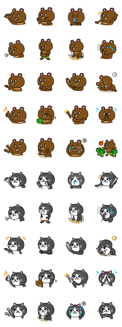 (78)Cat&Bear